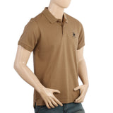 Men's Half Sleeves Polo T-Shirt - Light Brown, Men's T-Shirts & Polos, Chase Value, Chase Value