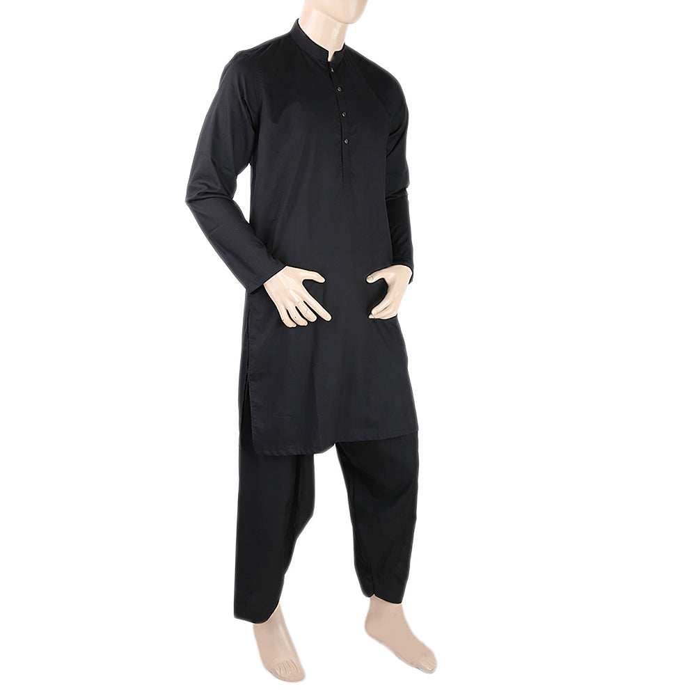 Eminent Men's Plain Shalwar Suit - Black, Men's Shalwar Kameez, Eminent, Chase Value