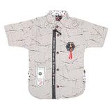 Boys Half Sleeves Casual Shirt - Beige, Kids, Boys Shirts, Chase Value, Chase Value
