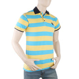 Men's Yarn Dyed Half Sleeves Polo T-Shirt - Multi, Men, T-Shirts And Polos, Chase Value, Chase Value