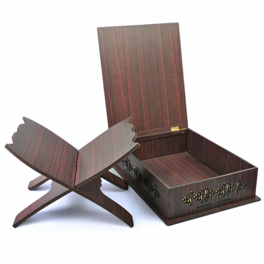 Quran Box Wooden With Rahel - Brown, Home & Lifestyle, Accessories, Chase Value, Chase Value