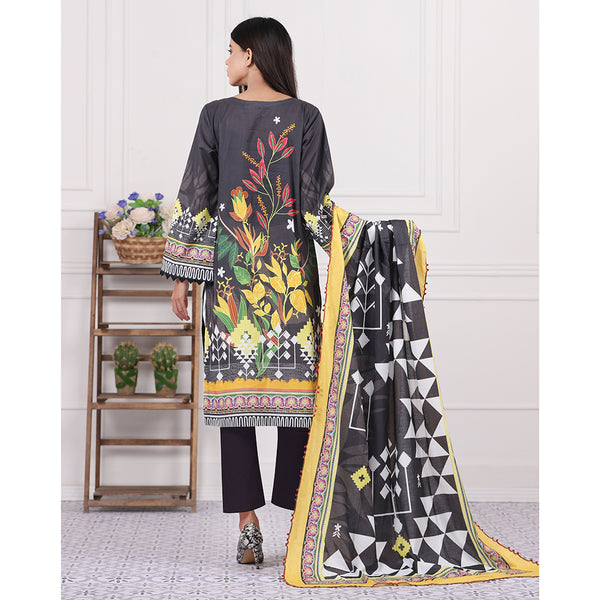 Eminent Digital Print Un-Stitched 3 Pcs Suits - 13, Women, 3Pcs Shalwar Suit, Eminent, Chase Value