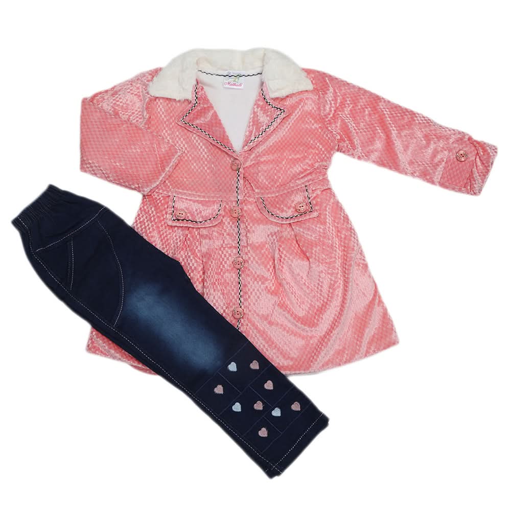 Girls Tights Suit - Pink, Kids, Girls Sets And Suits, Chase Value, Chase Value