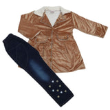 Girls Tights Suit - Brown, Kids, Girls Sets And Suits, Chase Value, Chase Value