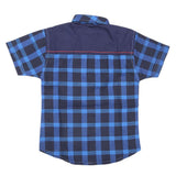 Boys Half Sleeves Casual Shirt - Blue, Kids, Boys Shirts, Chase Value, Chase Value