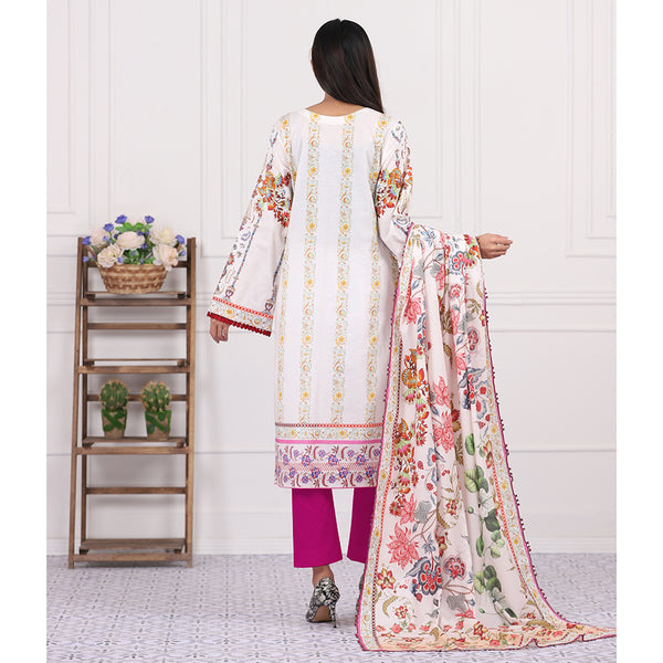 Eminent Digital Print Un-Stitched 3 Pcs Suits - 14, Women, 3Pcs Shalwar Suit, Eminent, Chase Value