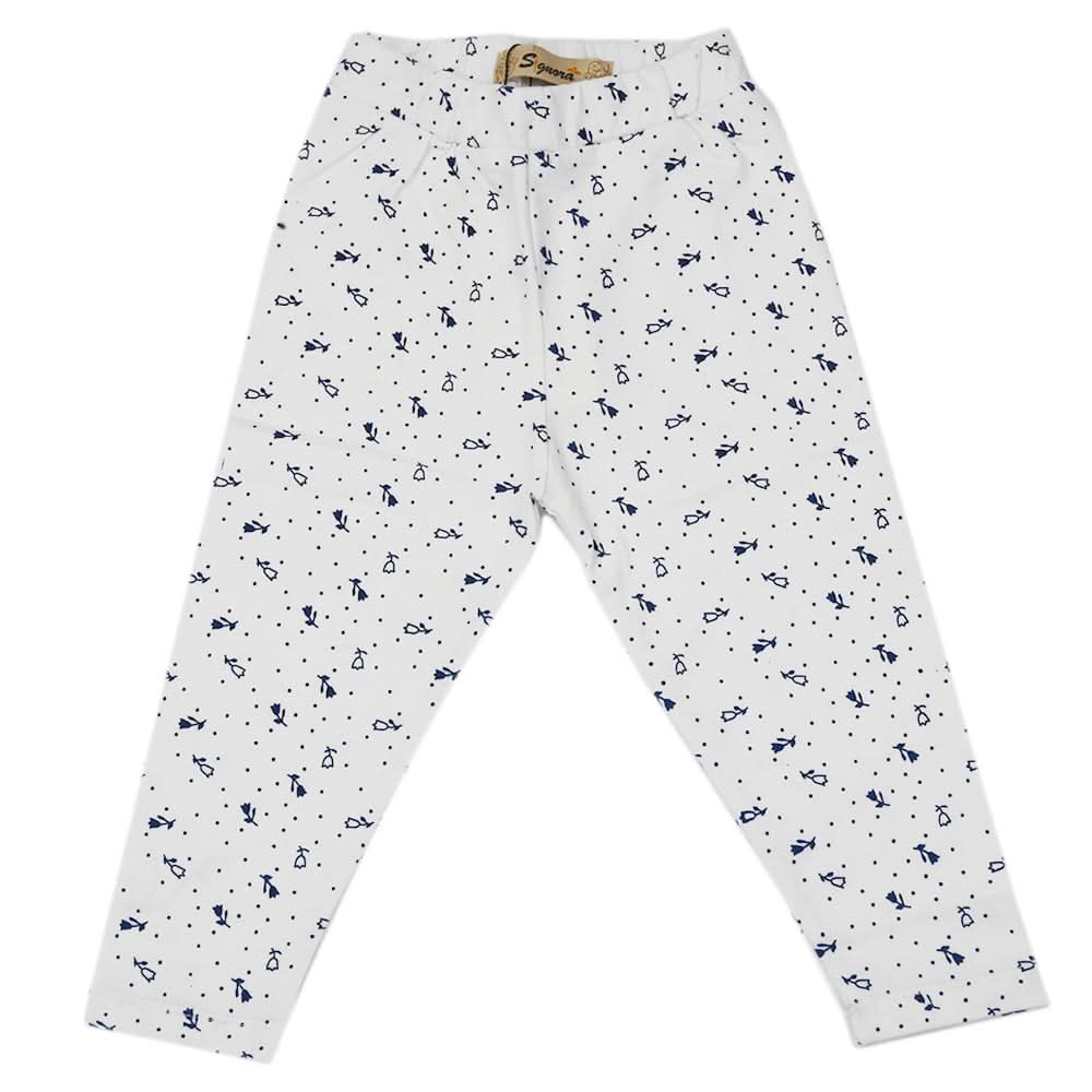 Girls Tight - White, Girls Tights Leggings & Pajama, Chase Value, Chase Value