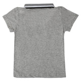 Boys Half Sleeves Polo T-Shirt - Light Grey, Boys T-Shirts, Chase Value, Chase Value