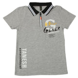 Boys Half Sleeves Polo T-Shirt - Grey, Boys T-Shirts, Chase Value, Chase Value
