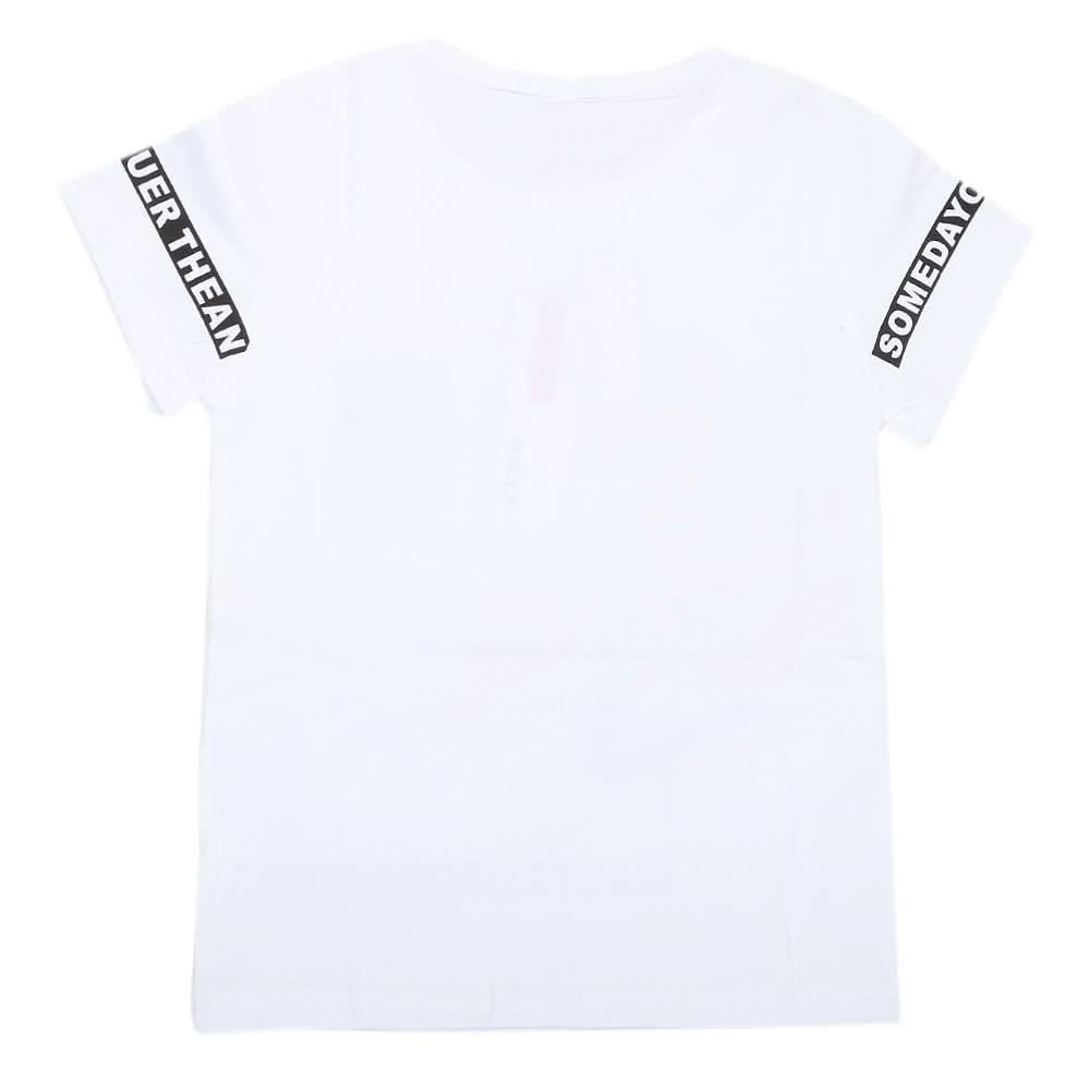 Boys Half Sleeves T-Shirt - White, Kids, Boys T-Shirts, Chase Value, Chase Value