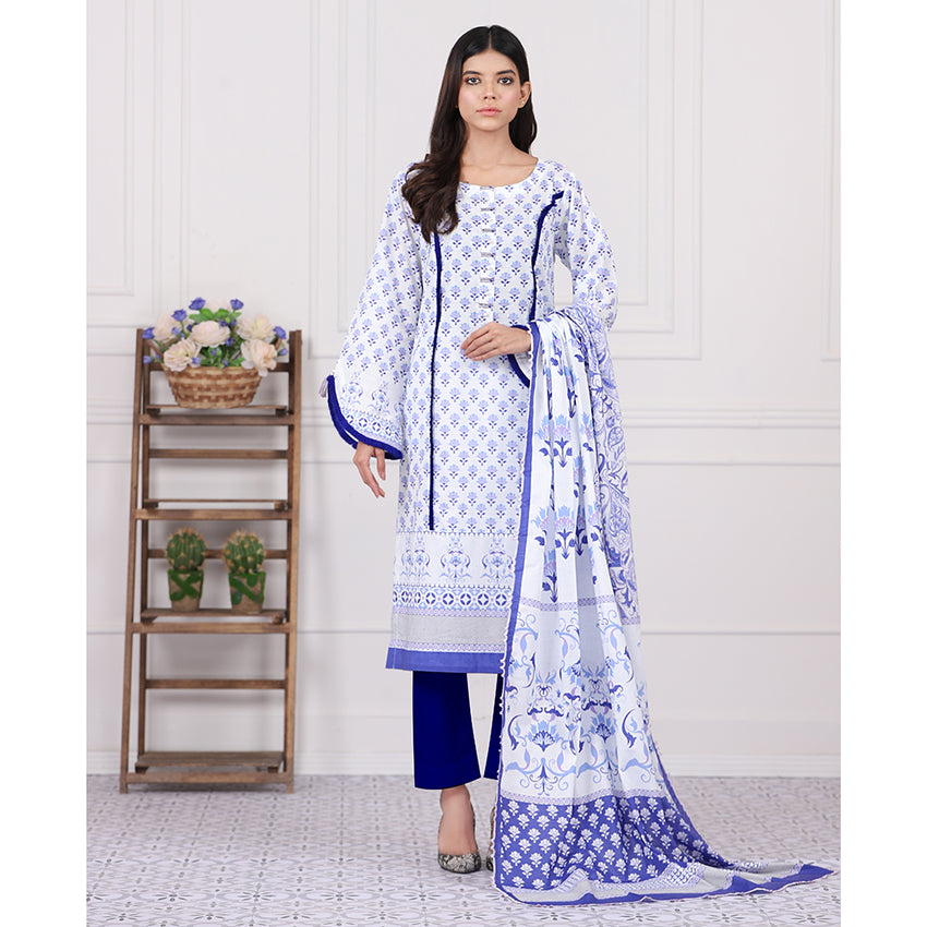 Eminent Digital Print Un-Stitched 3 Pcs Suits - 11, Women, 3Pcs Shalwar Suit, Eminent, Chase Value