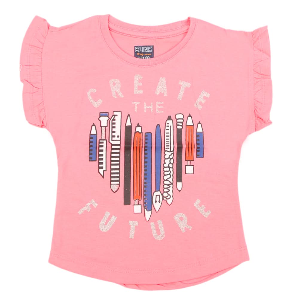 Girls Sando - Pink, Kids, Girls T-Shirts, Chase Value, Chase Value