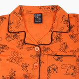 Boy's Half Sleeves Night Suit - Orange, Boys Sets & Suits, Chase Value, Chase Value