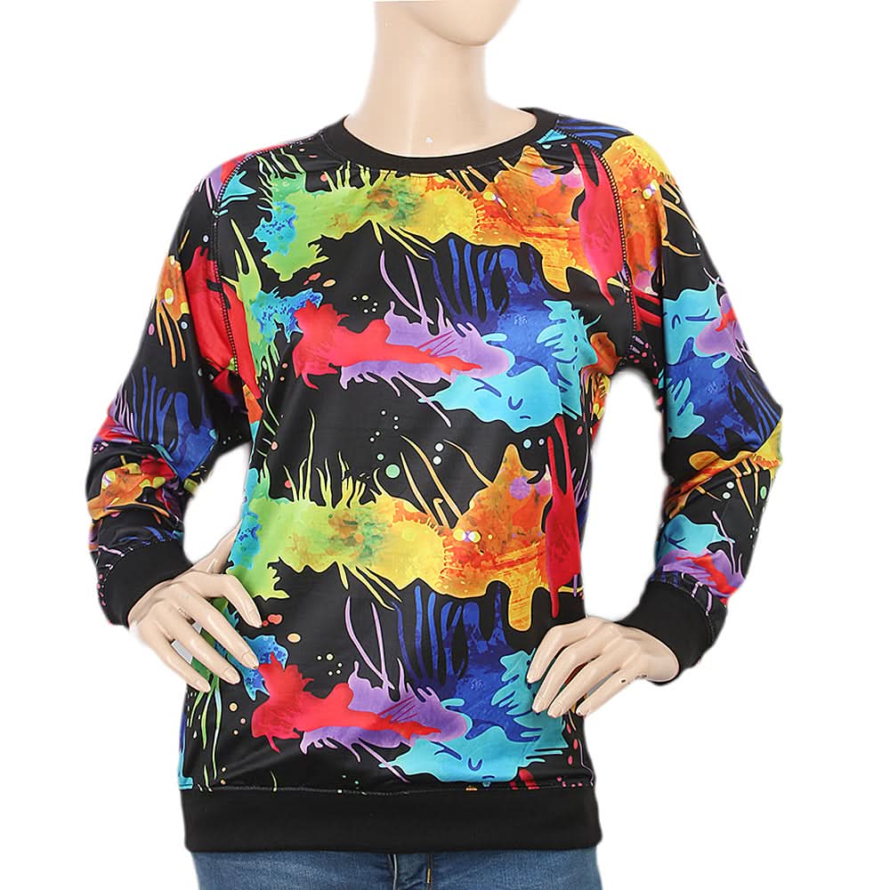 Women's Sublimation Sweat Shirt - Multi, Women, Sweatshirts And Hoodies, Chase Value, Chase Value