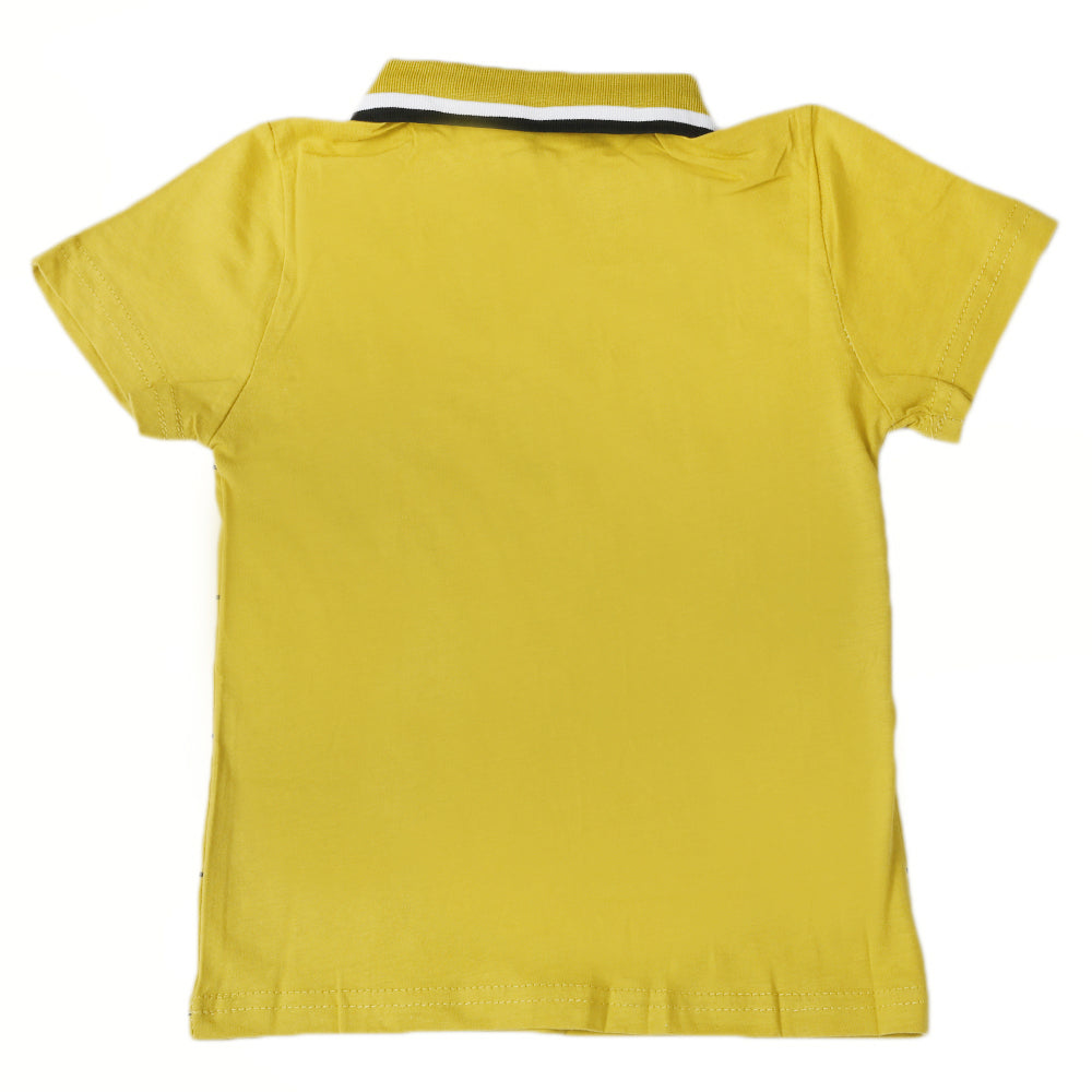 Boys Half Sleeves Polo T-Shirt - Green, Boys T-Shirts, Chase Value, Chase Value