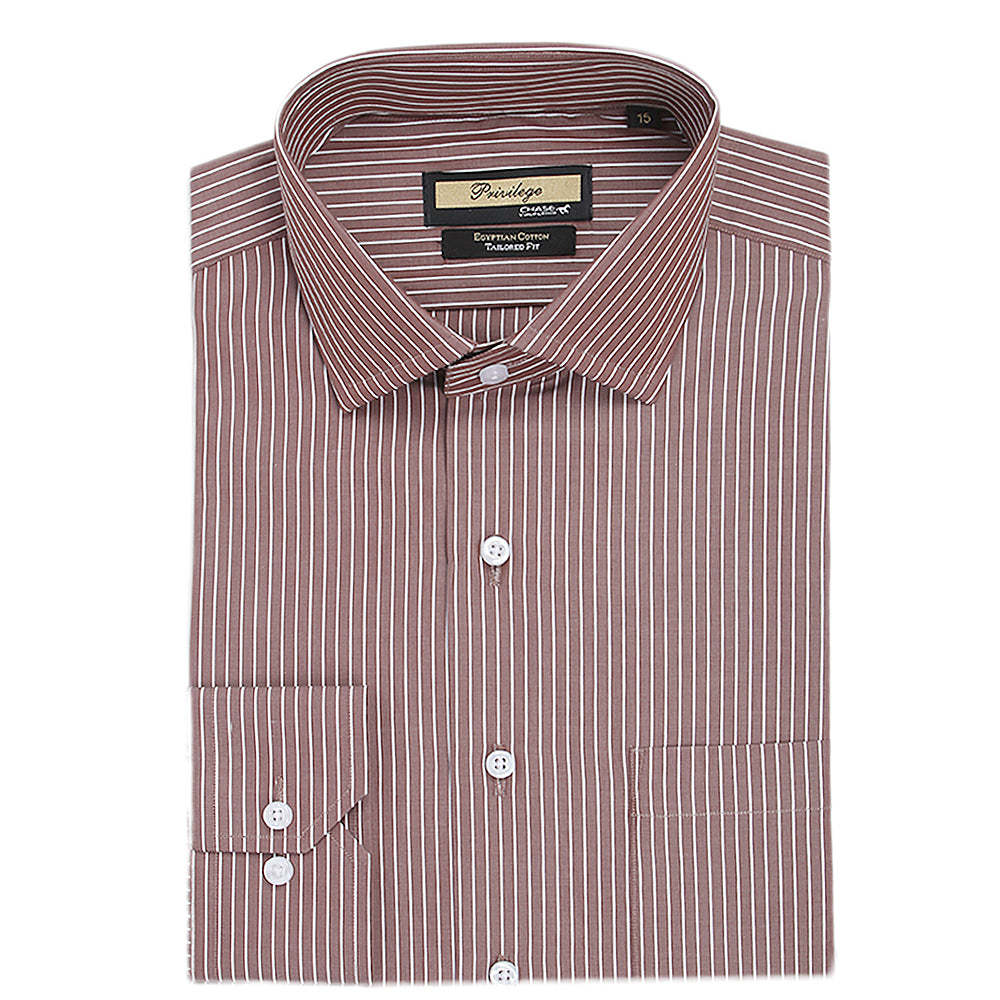 Men's Formal Shirt - Brown, Men, Shirts, Chase Value, Chase Value