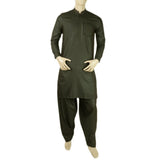 Men's Mashriq Shalwar Suit - Brown, Men, Shalwar Kameez, Chase Value, Chase Value