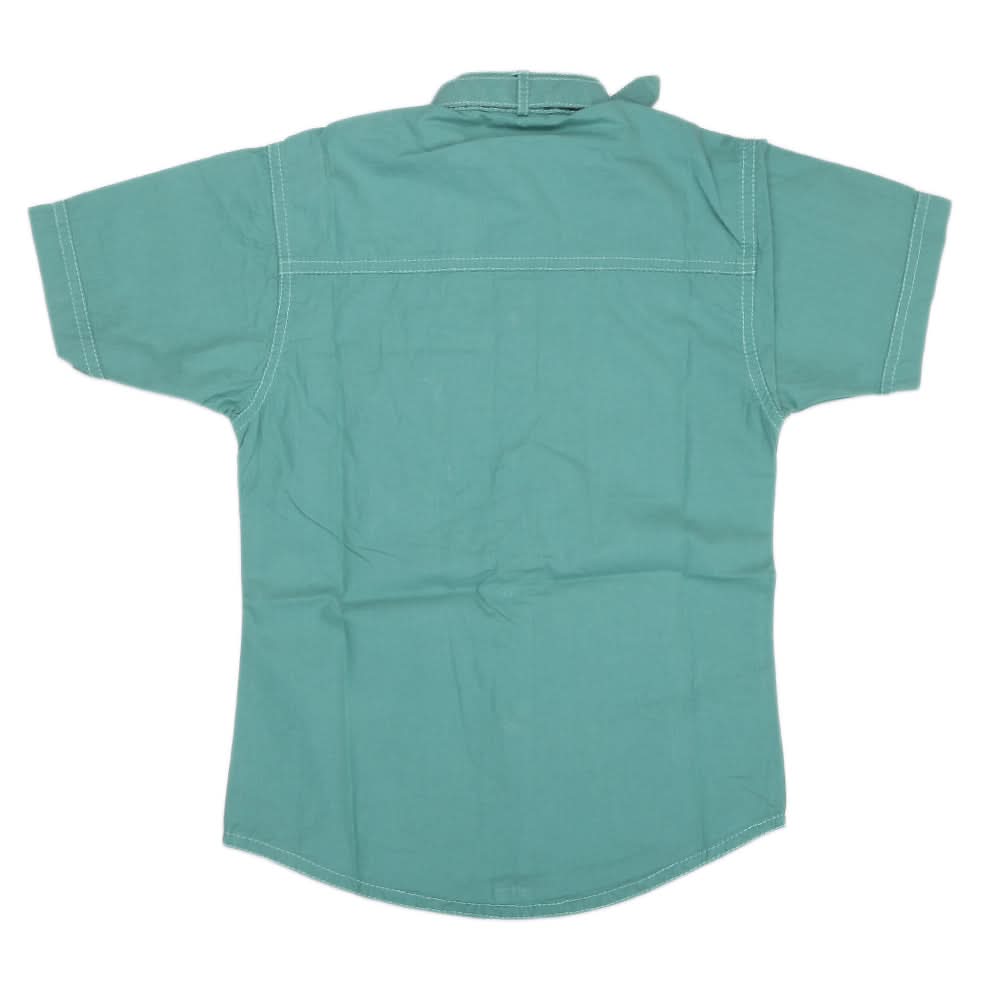 Boys Half Sleeves Casual Shirt - Green, Kids, Boys Shirts, Chase Value, Chase Value