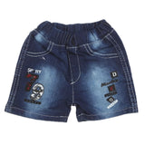 Newborn Boys Denim Short - Dark Blue, Newborn Boys Shorts & Pants, Chase Value, Chase Value