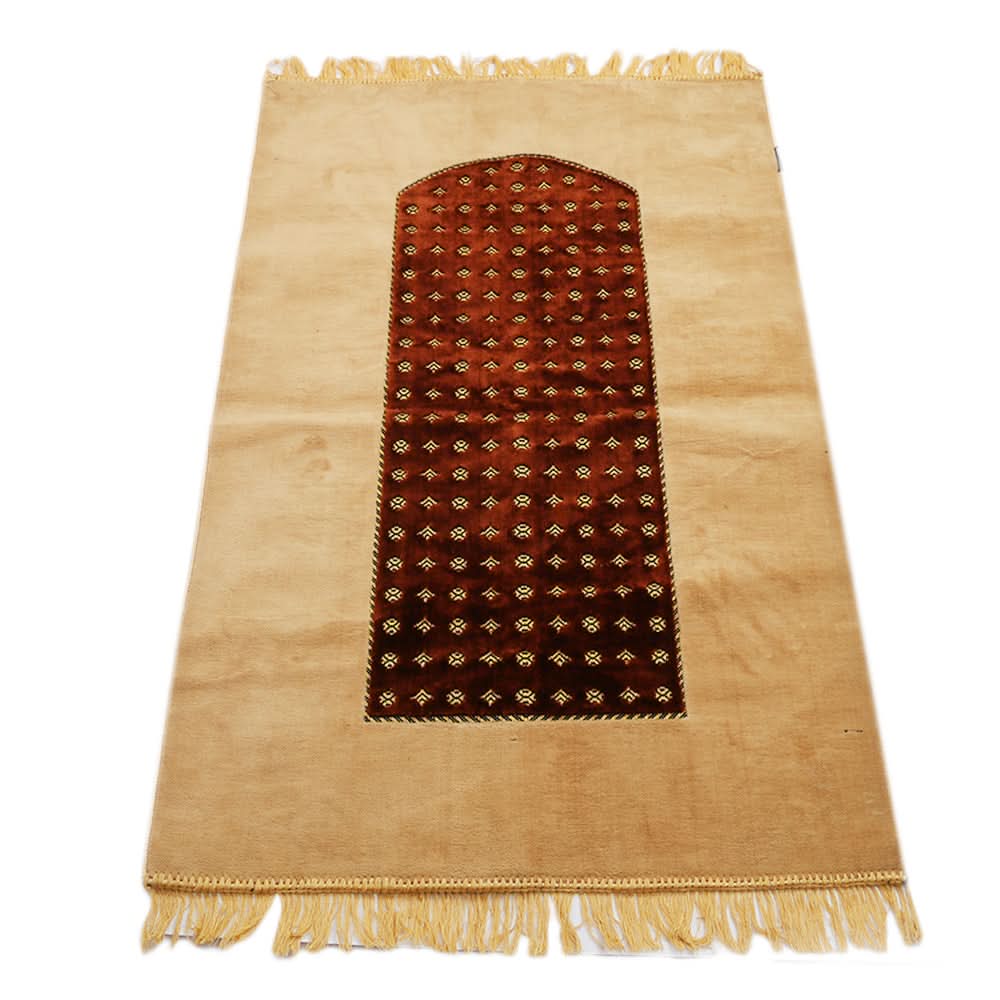 Ja-E-Namaaz (Prayer Mat) - Brown, Home & Lifestyle, Mats, Chase Value, Chase Value