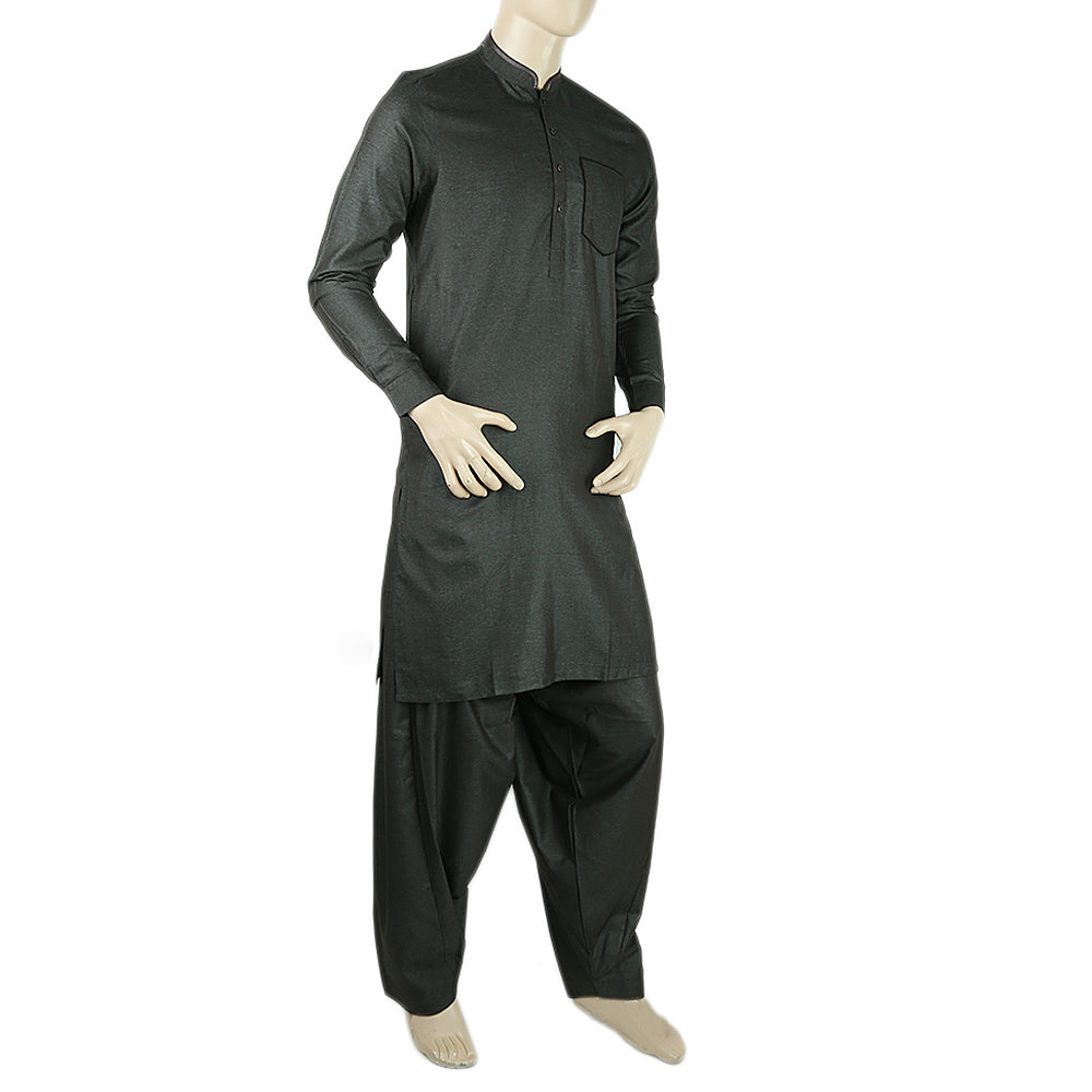 Mens Mashriq Shalwar Suit - Olive Green, Men, Shalwar Kameez, Chase Value, Chase Value