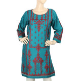 Women's Embroidered Kurti - Sea Green, Women, Ready Kurtis, Chase Value, Chase Value