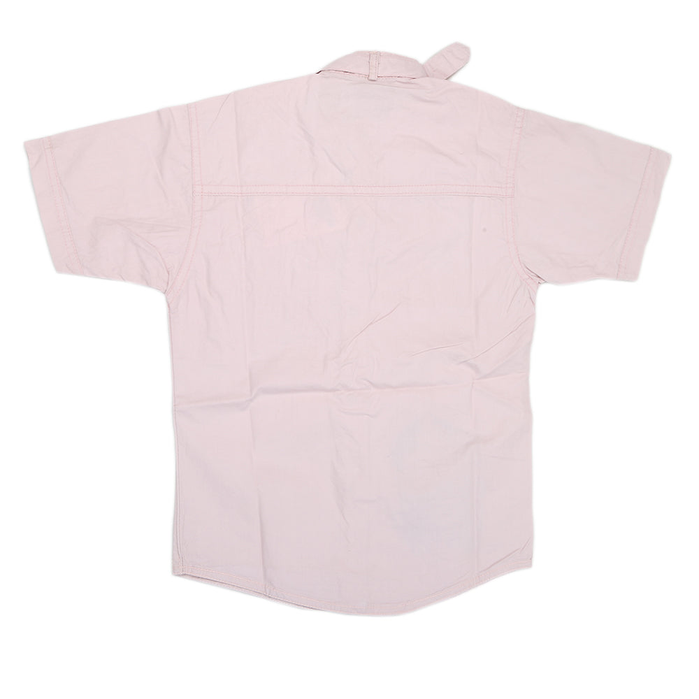 Boys Half Sleeves Casual Shirt - Peach, Kids, Boys Shirts, Chase Value, Chase Value