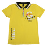 Boys Half Sleeves Polo T-Shirt - Yellow, Boys T-Shirts, Chase Value, Chase Value