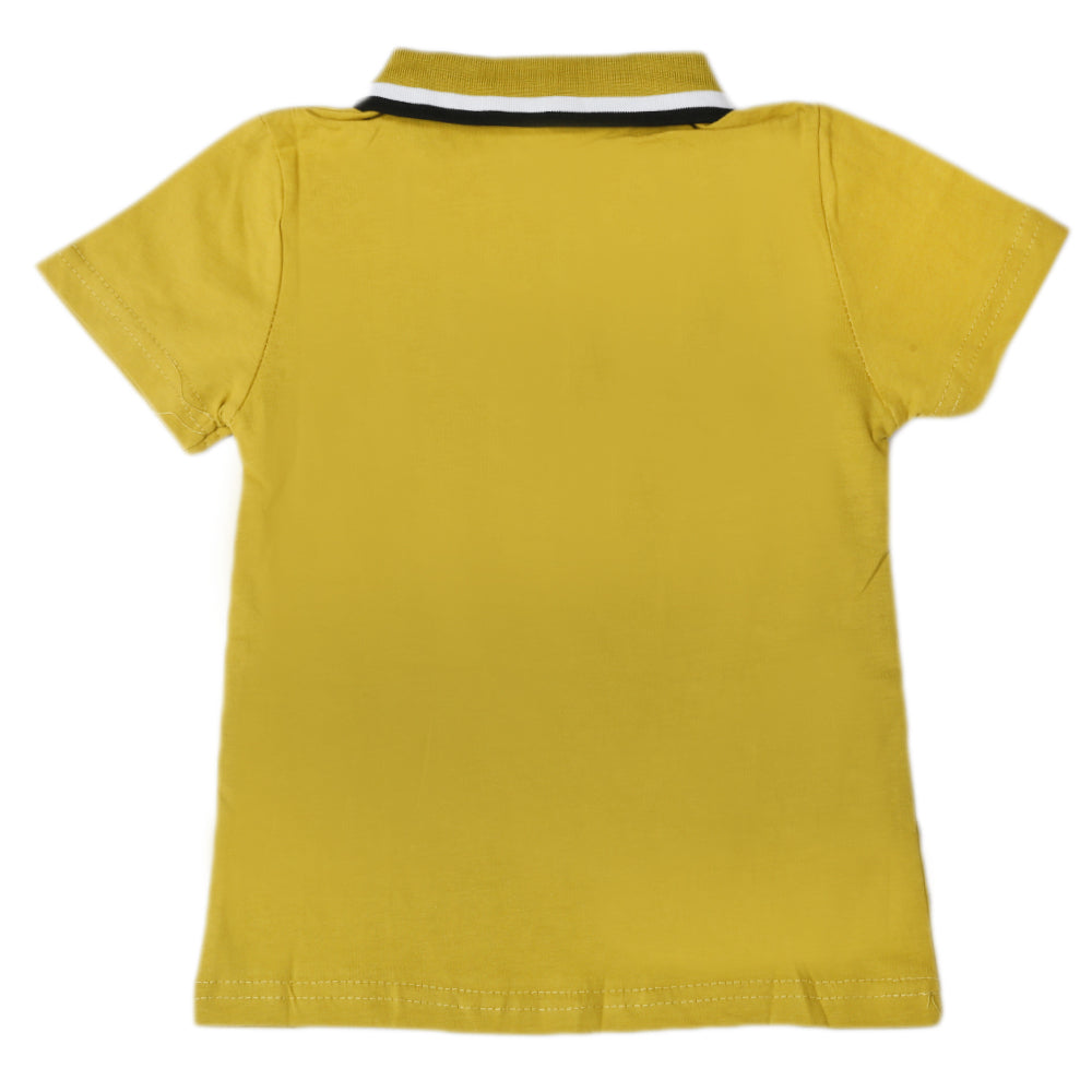 Boys Half Sleeves Polo T-Shirt - Green, Boys T-Shirts, Chase Value, Chase Value