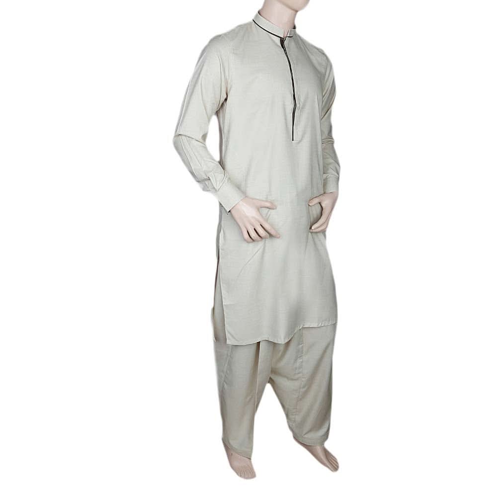 Fancy Shalwar Suit For Men - Fawn, Men, Shalwar Kameez, Chase Value, Chase Value
