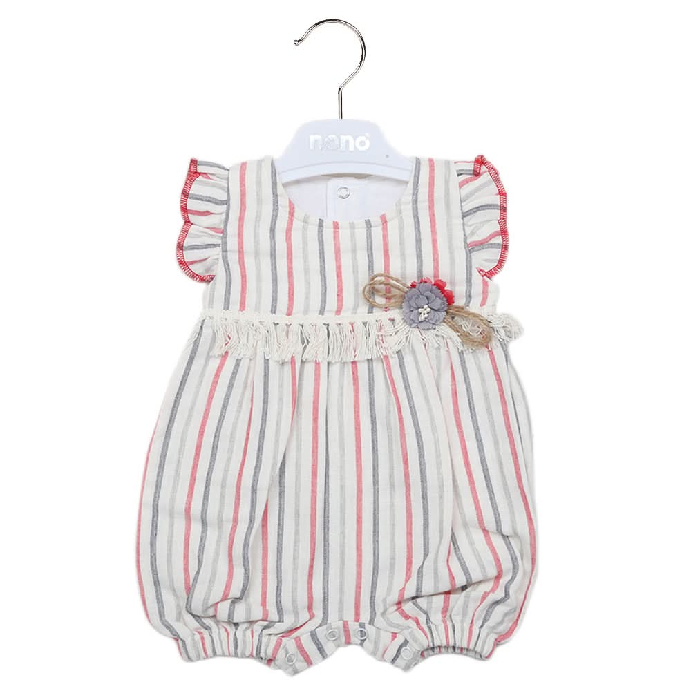 Newborn Girls Half Sleeves Romper - Red, Kids, Newborn Girls Rompers, Chase Value, Chase Value