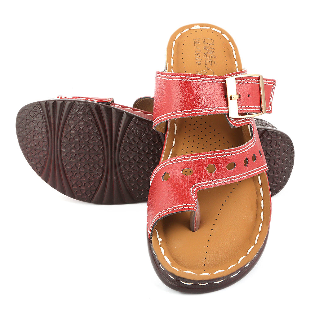 Women's Softy Slipper ( S4 ) - Maroon - test-store-for-chase-value