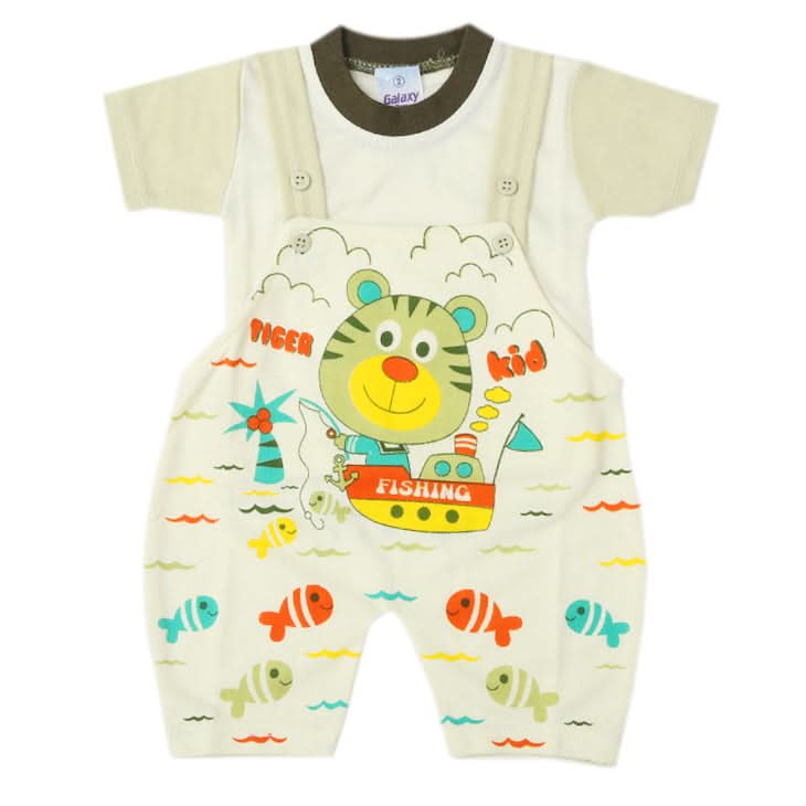 Newborn Boys Romper - Light Green, Newborn Boys Rompers, Chase Value, Chase Value
