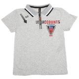 Boys Half Sleeves Polo T-Shirt - Grey, Boys T-Shirts, Chase Value, Chase Value