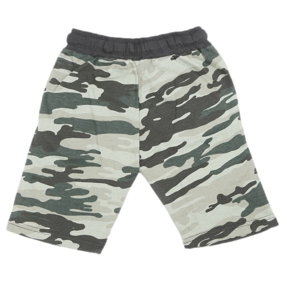 Boys Knitted Bermuda - Army Green, Boys Shorts, Chase Value, Chase Value