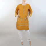 Women's Embroidered 2 Piece Suit - Mustard, Women, Shalwar Suits, Chase Value, Chase Value