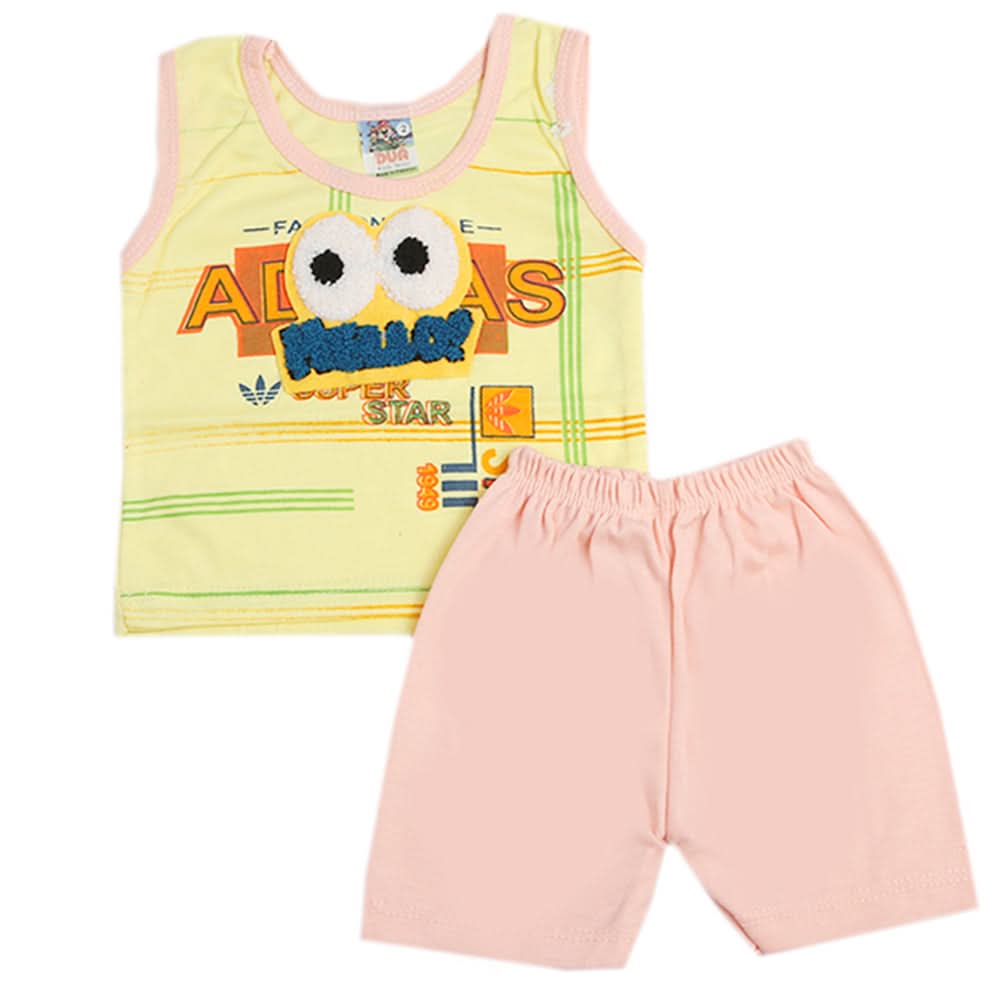 Newborn Boys Sando Suit - Yellow, Newborn Boys Sets & Suits, Chase Value, Chase Value