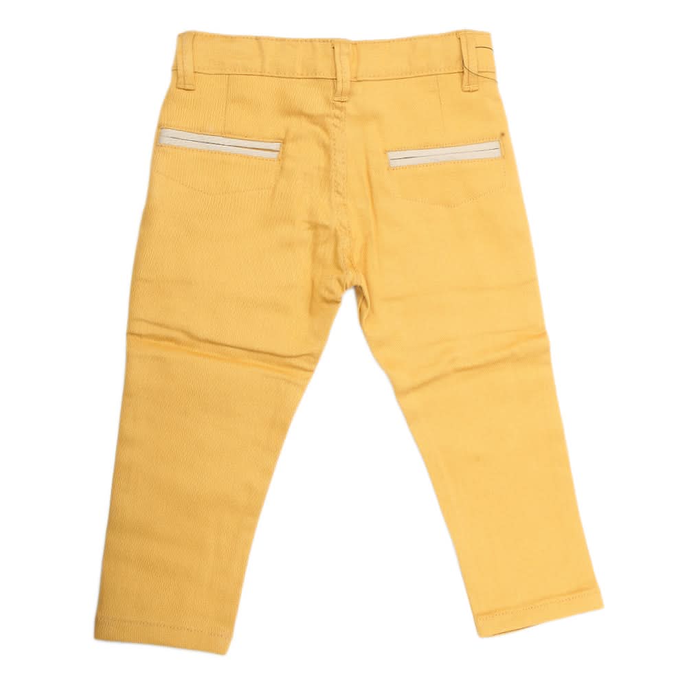 Boys Cotton Pant - Yellow, Kids Clothes, Chase Value, Chase Value