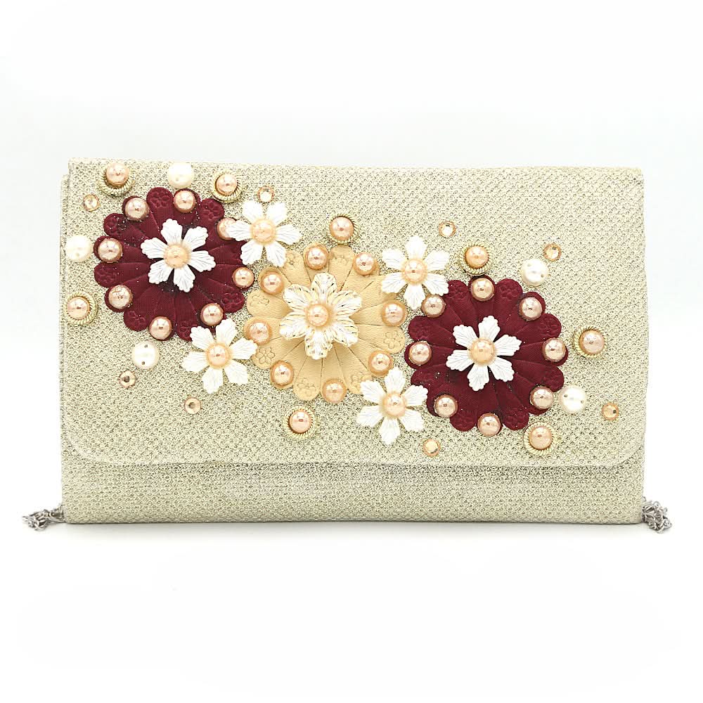 Women's Clutch 9140 - Golden, Women, Clutches, Chase Value, Chase Value