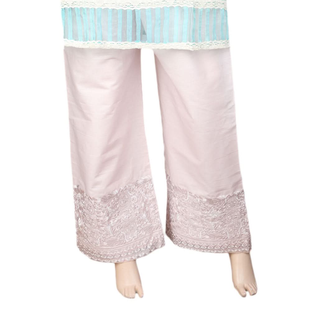 Women's Bell Bottom Embroidered Trouser - Pink, Women, Pants & Tights, Chase Value, Chase Value