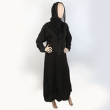 Women's Embroidered Abaya - Black, Women, Abayas, Chase Value, Chase Value