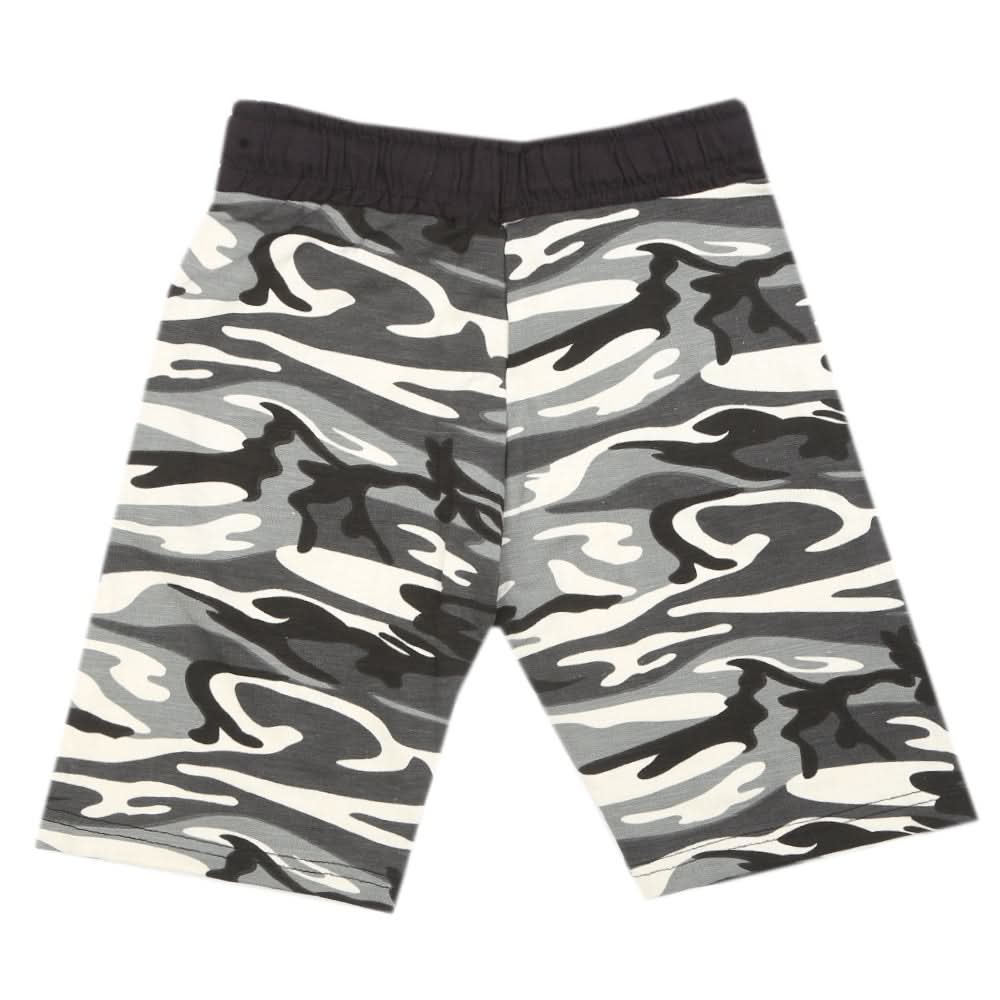 Boys Knitted Bermuda - Army Black, Kids, Boys Shorts, Chase Value, Chase Value