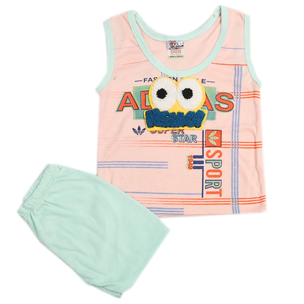 Newborn Boys Sando Suit - Pink, Newborn Boys Sets & Suits, Chase Value, Chase Value