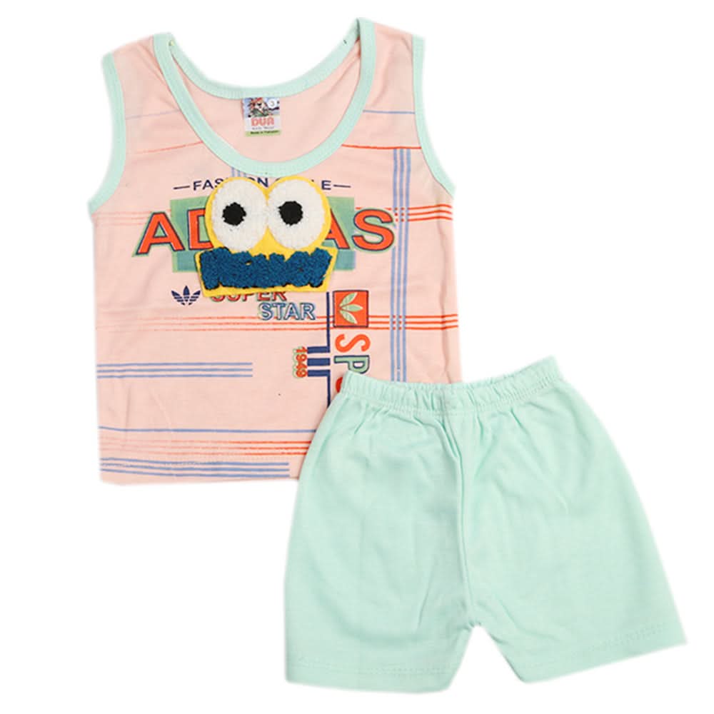 Newborn Boys Sando Suit - Pink, Newborn Boys Sets & Suits, Chase Value, Chase Value