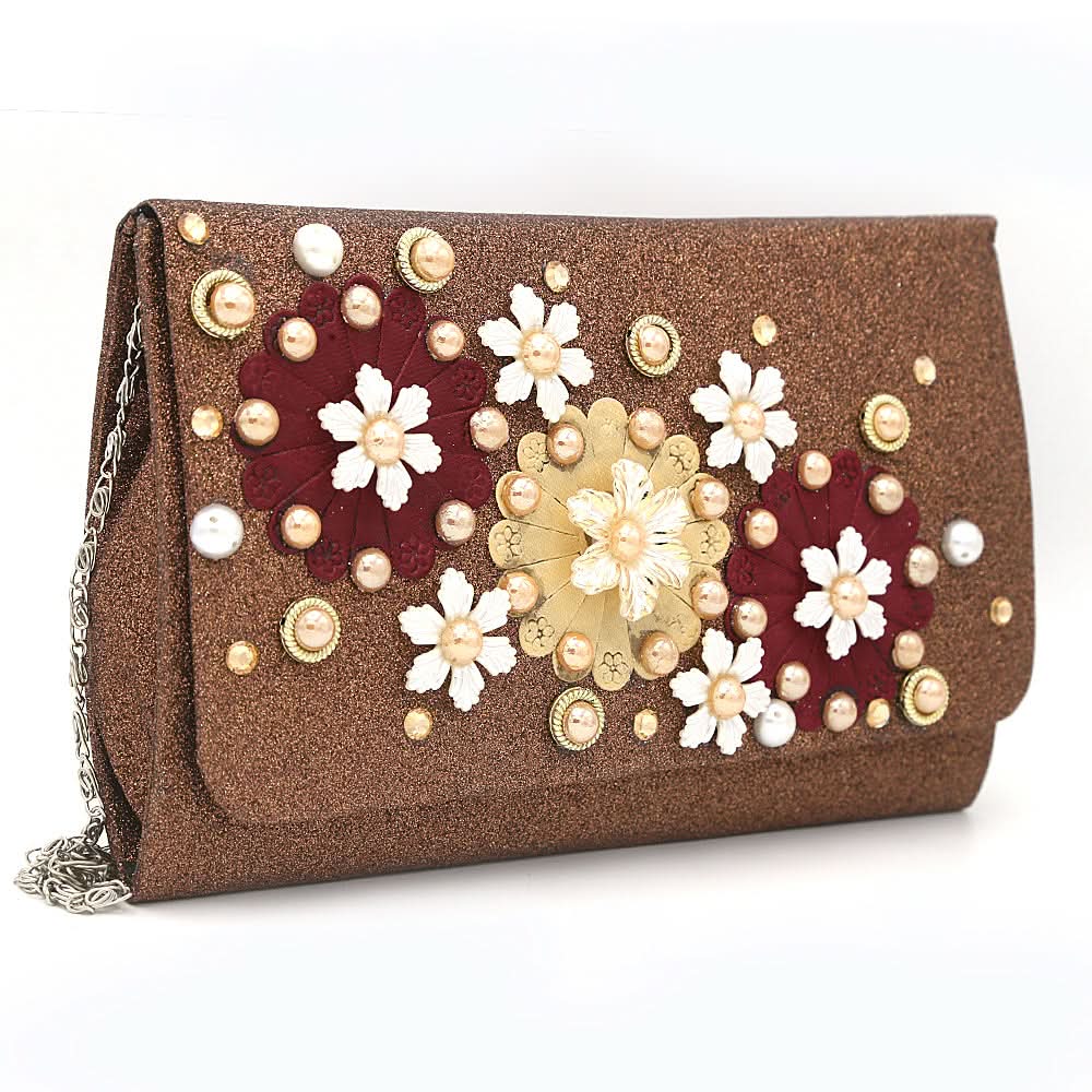 Women's Clutch 9140 - Coffee, Women, Clutches, Chase Value, Chase Value