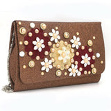 Women's Clutch 9140 - Coffee, Women, Clutches, Chase Value, Chase Value