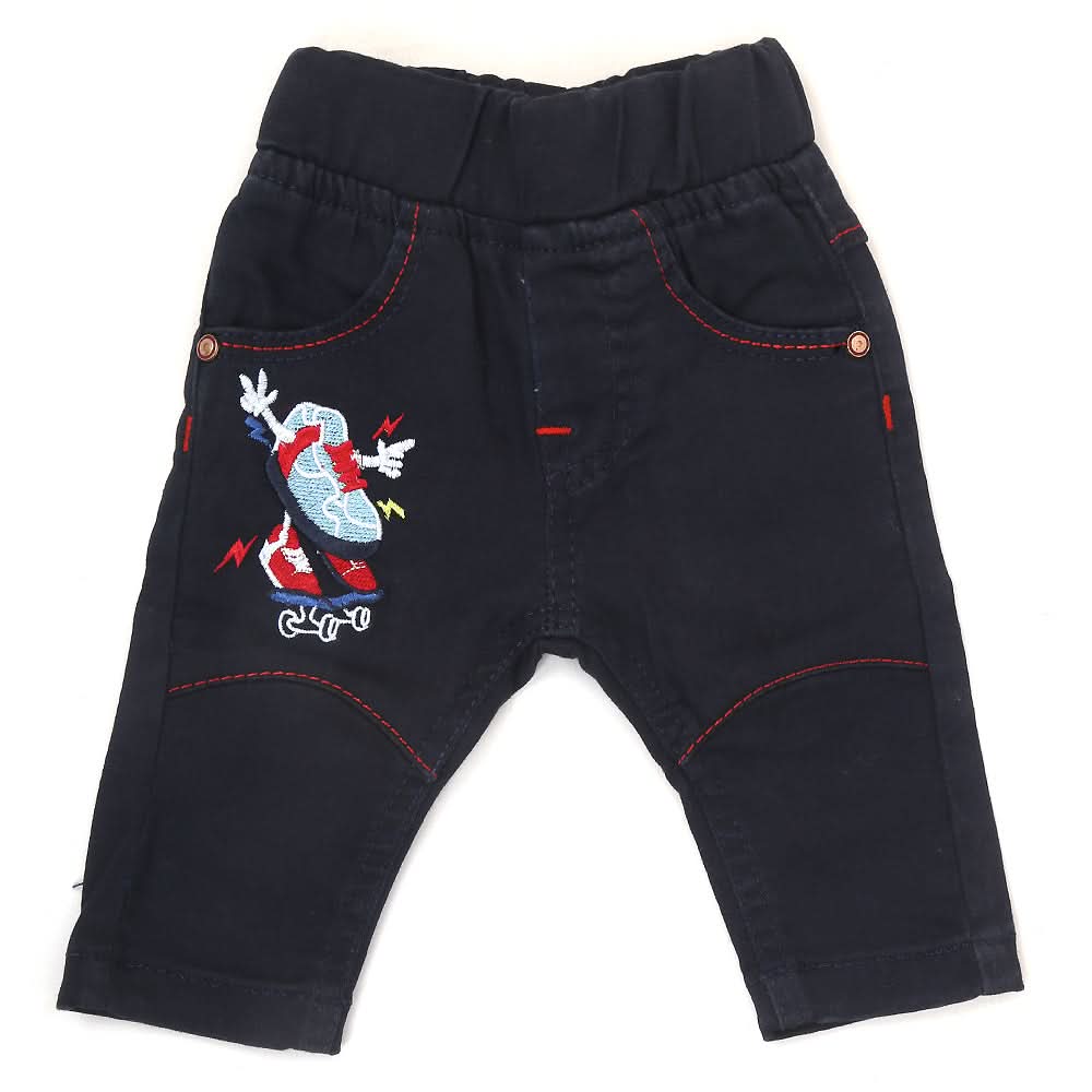 Newborn Boys Denim Pant - Navy Blue, Kids, NB Boys Shorts And Pants, Chase Value, Chase Value