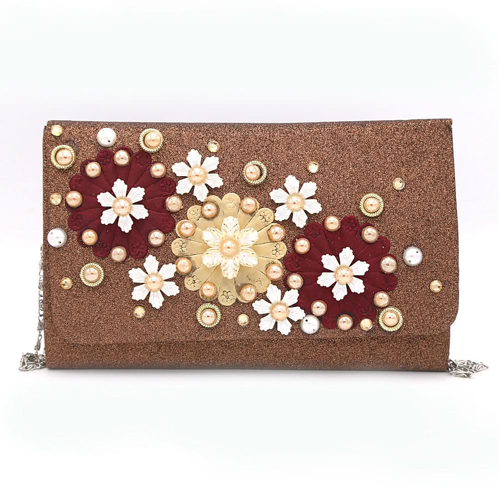 Women's Clutch 9140 - Coffee, Women, Clutches, Chase Value, Chase Value