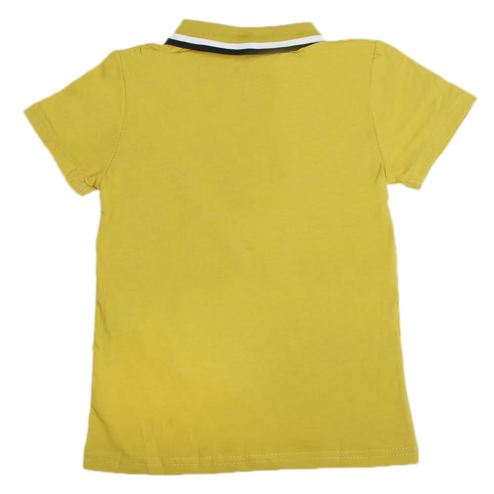 Boys Half Sleeves Polo T-Shirt - Light Green, Boys T-Shirts, Chase Value, Chase Value