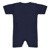 Newborn Boys Half Sleeves Short Leg Romper - Blue, Kids, Newborn Boys Rompers, Chase Value, Chase Value